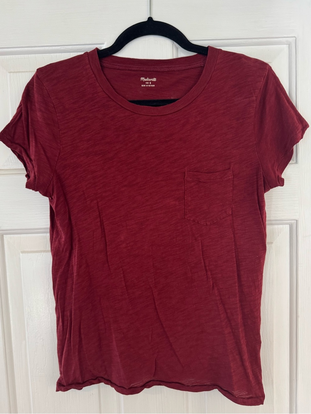 Madewell Short Sleeve Crewneck Pocket Tee 100% Cotton